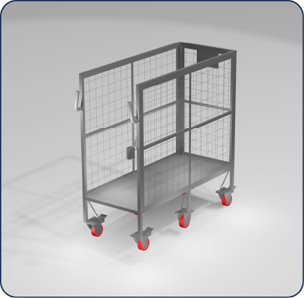 Collapsible side fencing nylon/ MS Wire