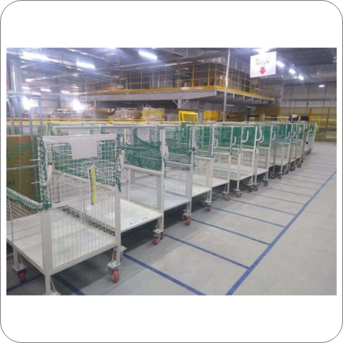 Collapsible side fencing nylon/ MS Wire