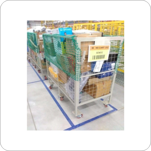 Collapsible side fencing nylon/ MS Wire